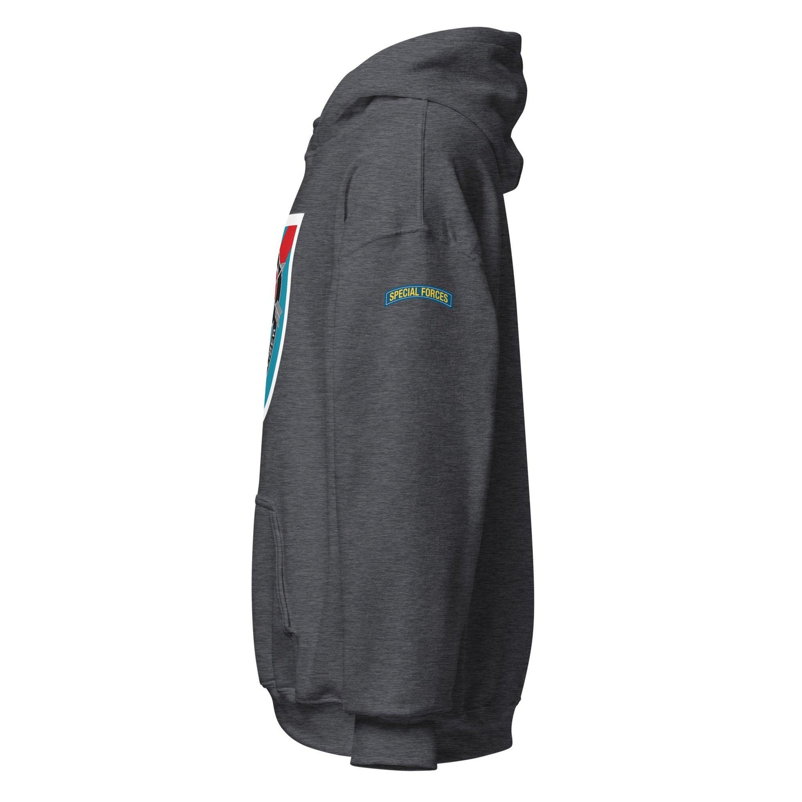 U.S. Army 20th Special Forces Group (20th SFG) Beret Flash Unisex Hoodie Tactically Acquired   