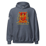 U.S. Army 14th Infantry Regiment Unisex Hoodie Tactically Acquired Heather Sport Dark Navy S 