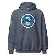 U.S. Navy SEAL Team 2 Frogman Unisex Hoodie Tactically Acquired Heather Sport Dark Navy S 
