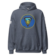 U.S. Navy SEAL Team 17 Frogman Unisex Hoodie Tactically Acquired Heather Sport Dark Navy S 