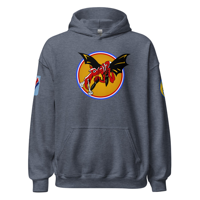 534th Bombardment Squadron (Heavy) 381st BG WW2 Unisex Hoodie Tactically Acquired Heather Sport Dark Navy S 