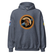 533rd Bombardment Squadron (Heavy) 381st BG WW2 Unisex Hoodie Tactically Acquired Heather Sport Dark Navy S 
