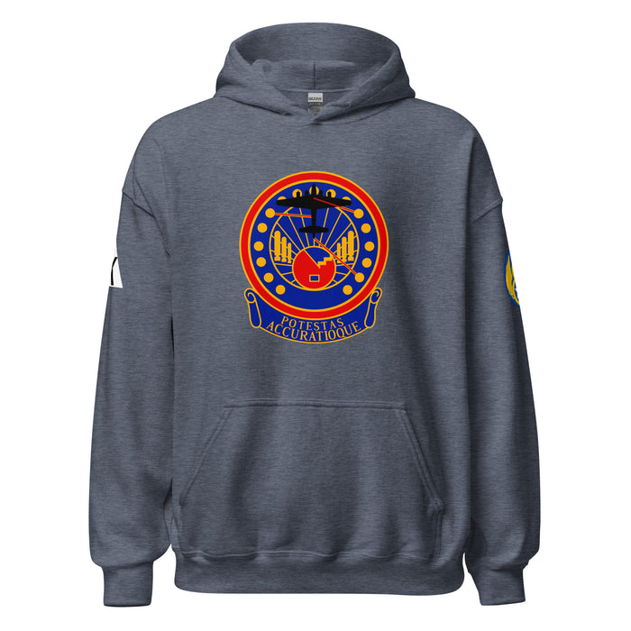 379th Bomb Group (Heavy) WW2 Eighth Air Force Unisex Hoodie Tactically Acquired Heather Sport Dark Navy S 