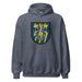 U.S. Army 12th Special Forces Group (12th SFG) Beret Flash Unisex Hoodie Tactically Acquired Heather Sport Dark Navy S 