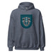 U.S. Army 19th Special Forces Group (19th SFG) Beret Flash Unisex Hoodie Tactically Acquired Heather Sport Dark Navy S 