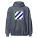 U.S. Army 3rd Infantry Division (3ID) Infantry Branch Unisex Hoodie Tactically Acquired Heather Sport Dark Navy S 