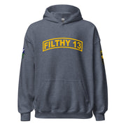Filthy 13 506 PIR 101st Airborne WW2 Legacy Unisex Hoodie Tactically Acquired Heather Sport Dark Navy S 