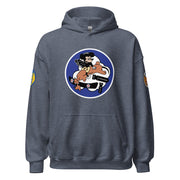 349th Bombardment Squadron - 100th Bomb Group - Unisex Hoodie Tactically Acquired Heather Sport Dark Navy S 