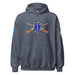 U.S. Army Infantry Branch 'Follow Me' Crossed Rifles Unisex Hoodie Tactically Acquired Heather Sport Dark Navy S 