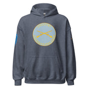 U.S. Army Infantry Branch Plaque Unisex Hoodie Tactically Acquired Heather Sport Dark Navy S 