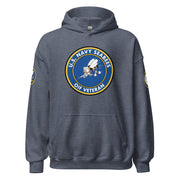 U.S. Navy Seabees OIF Veteran Unisex Hoodie Tactically Acquired Heather Sport Dark Navy S 