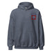 82nd Airborne Division Embroidered Left Chest Emblem Unisex Hoodie Tactically Acquired Heather Sport Dark Navy S 