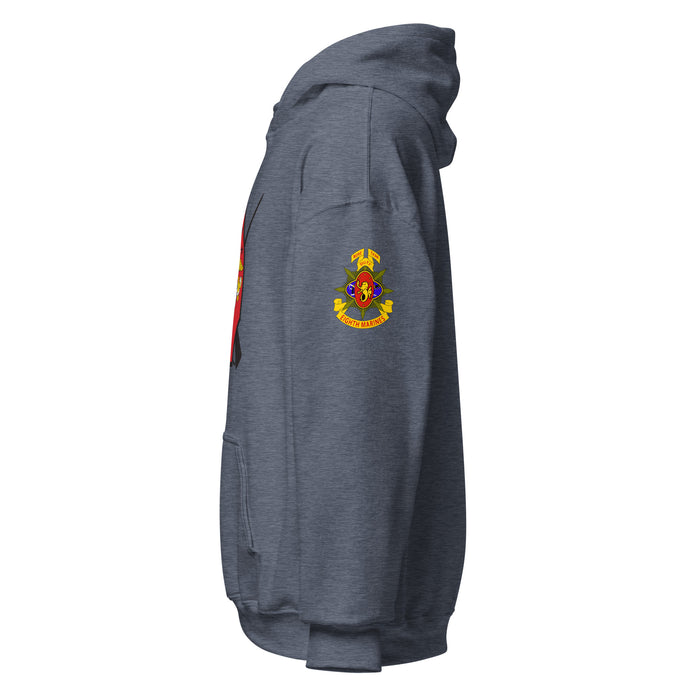 1st Bn 8th Marines (1/8 Marines) Unisex Hoodie Tactically Acquired   