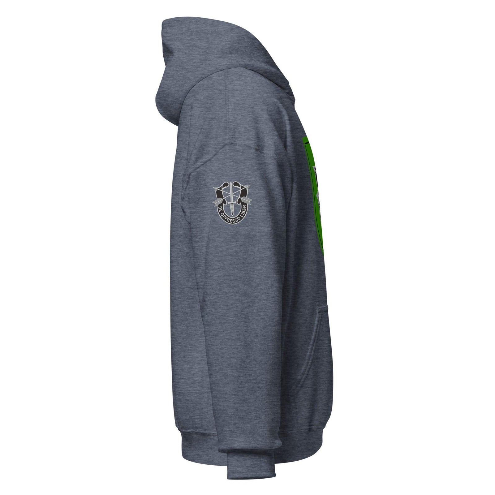 U.S. Army 10th Special Forces Group (10th SFG) Beret Flash Unisex Hoodie Tactically Acquired   