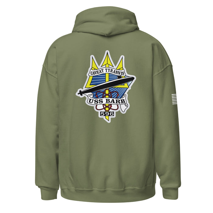 USS Barb (SSN-596) Submarine U.S. Navy Veteran Unisex Hoodie Tactically Acquired   