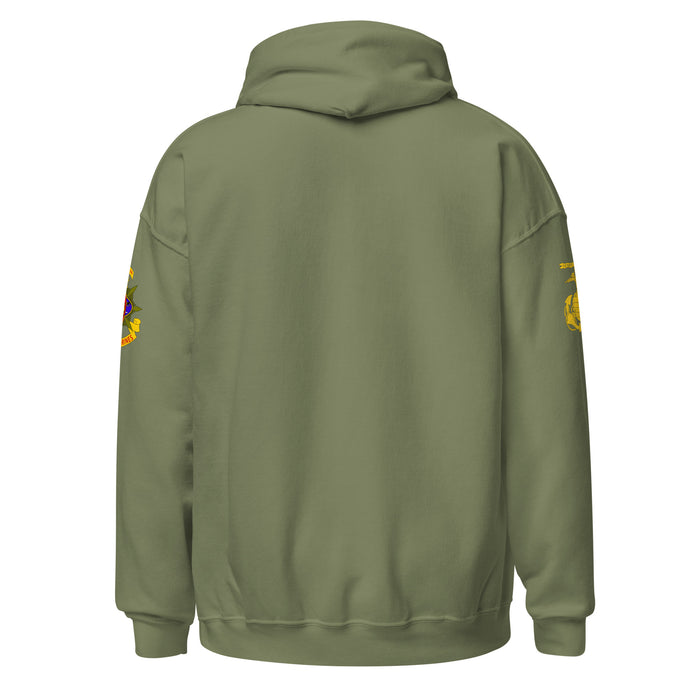 1st Bn 8th Marines (1/8 Marines) Unisex Hoodie Tactically Acquired   