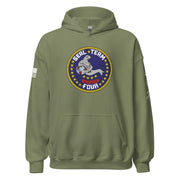 U.S. Navy SEAL Team 4 Frogman Unisex Hoodie Tactically Acquired Military Green S 