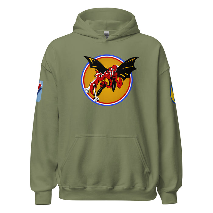 534th Bombardment Squadron (Heavy) 381st BG WW2 Unisex Hoodie Tactically Acquired Military Green S 