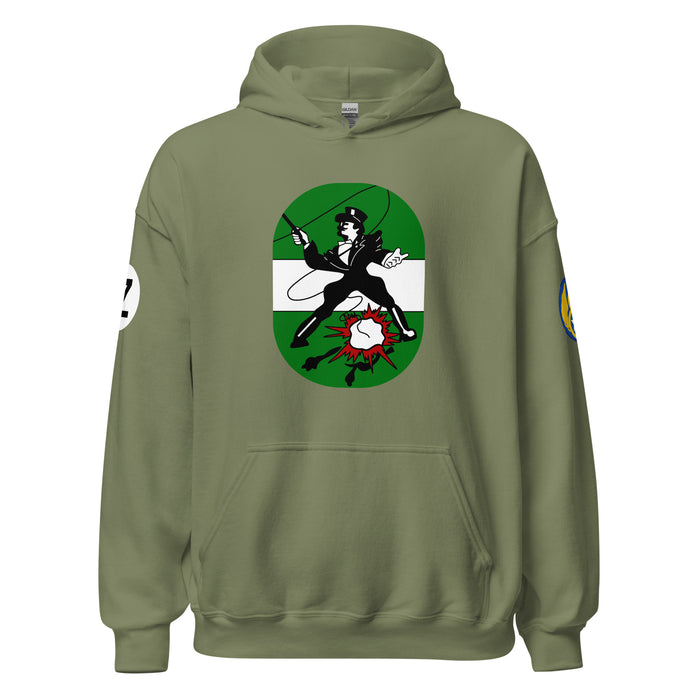 491st Bombardment Group (Heavy) WW2 Unisex Hoodie Tactically Acquired Military Green S 