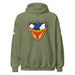 384th Bombardment Group (Heavy) 8th Air Force Unisex Hoodie Tactically Acquired Military Green S 