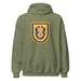 U.S. Army 1st Special Forces Group (1st SGF) Beret Flash Unisex Hoodie Tactically Acquired Military Green S 