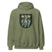 U.S. Army 12th Special Forces Group (12th SFG) Beret Flash Unisex Hoodie Tactically Acquired Military Green S 