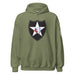 U.S. Army 2nd Infantry Division (2ID) Infantry Branch Unisex Hoodie Tactically Acquired Military Green S 