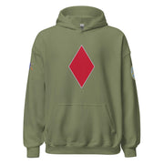 U.S. Army 5th Infantry Division (5ID) Infantry Branch Unisex Hoodie Tactically Acquired Military Green S 