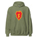 U.S. Army 25th Infantry Division (25ID) Infantry Branch Unisex Hoodie Tactically Acquired Military Green S 