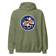 349th Bombardment Squadron - 100th Bomb Group - Unisex Hoodie Tactically Acquired Military Green S 