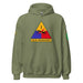 1st Armored Division Unisex Hoodie Tactically Acquired Military Green S 