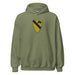 U.S. Army 1st Cavalry Division Embroidered Unisex Hoodie Tactically Acquired Military Green S 