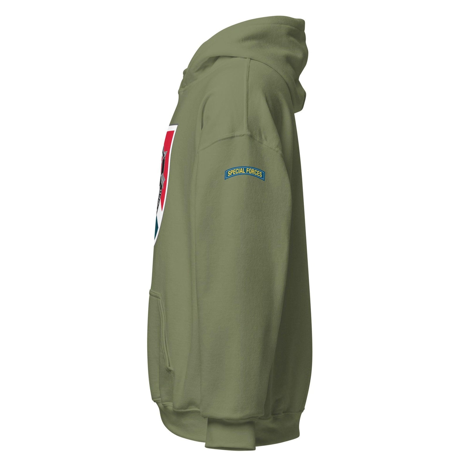 U.S. Army 11th Special Forces Group (11th SFG) Beret Flash Unisex Hoodie Tactically Acquired   