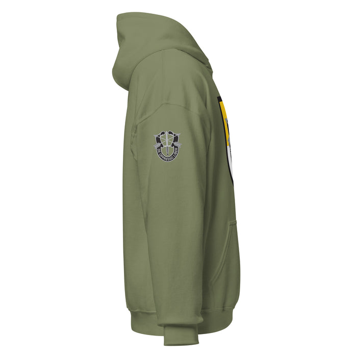 U.S. Army 3rd Special Forces Group (3rd SFG) Beret Flash Unisex Hoodie Tactically Acquired   