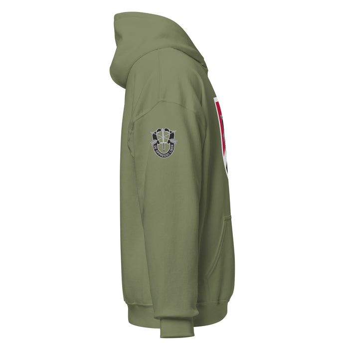 U.S. Army 6th Special Forces Group (6th SFG) Beret Flash Unisex Hoodie Tactically Acquired   