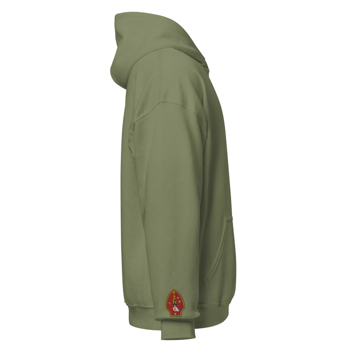 3/6 Marines Embroidered Unisex Hoodie Tactically Acquired   