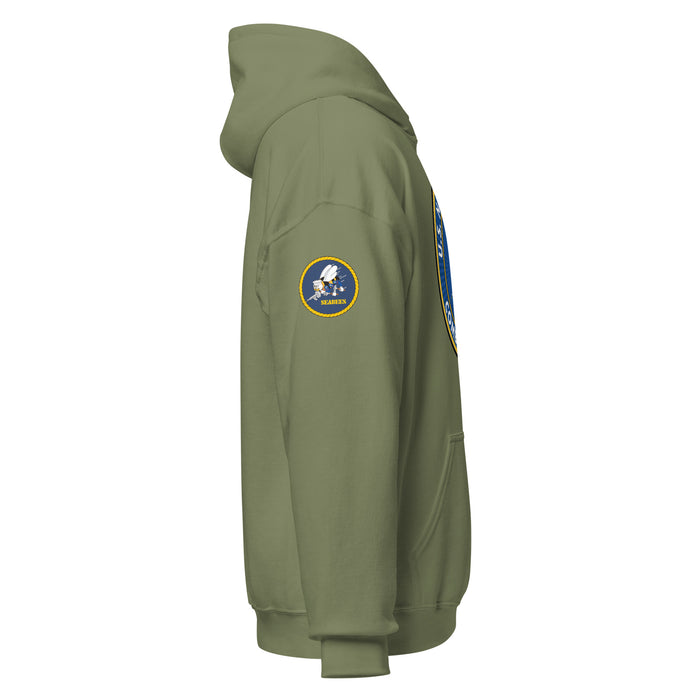 U.S. Navy Seabees Combat Veteran Unisex Hoodie Tactically Acquired   