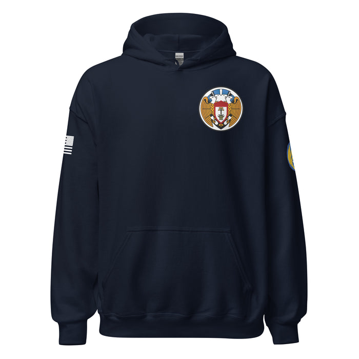 100th Bomb Group (Heavy) 'Bloody Hundredth' 8th Air Force Legacy Unisex Hoodie Tactically Acquired Navy S 