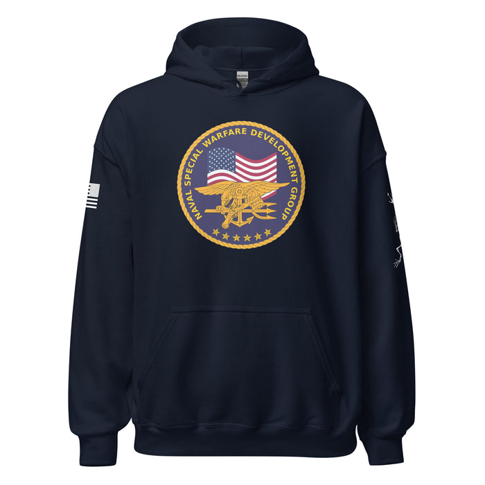 U.S. Navy SEAL Team 6 DEVGRU Frogman Unisex Hoodie Tactically Acquired Navy S 