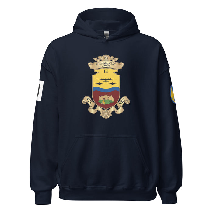 390th Bombardment Group (Heavy) 8th Air Force Unisex Hoodie Tactically Acquired Navy S 