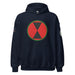 U.S. Army 7th Infantry Division (7ID) Infantry Branch Unisex Hoodie Tactically Acquired Navy S 
