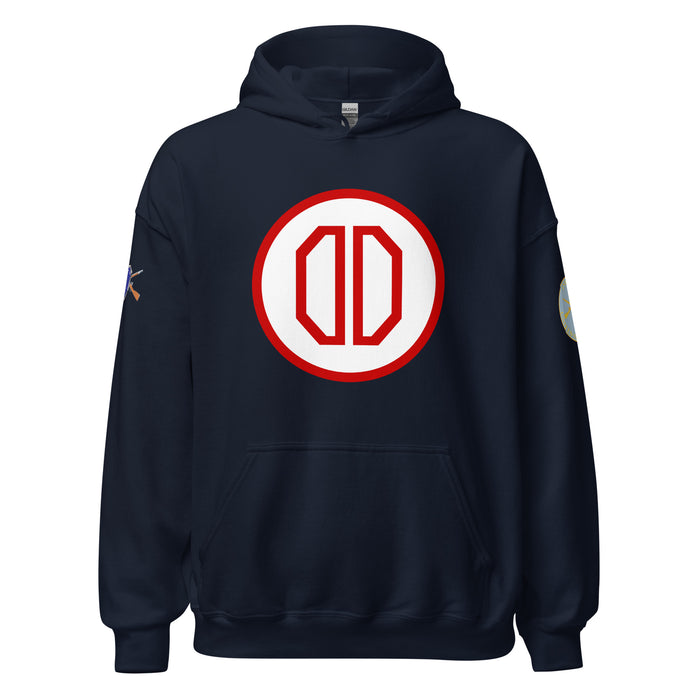 U.S. Army 31st Infantry Division (31ID) Infantry Branch Unisex Hoodie Tactically Acquired Navy S 