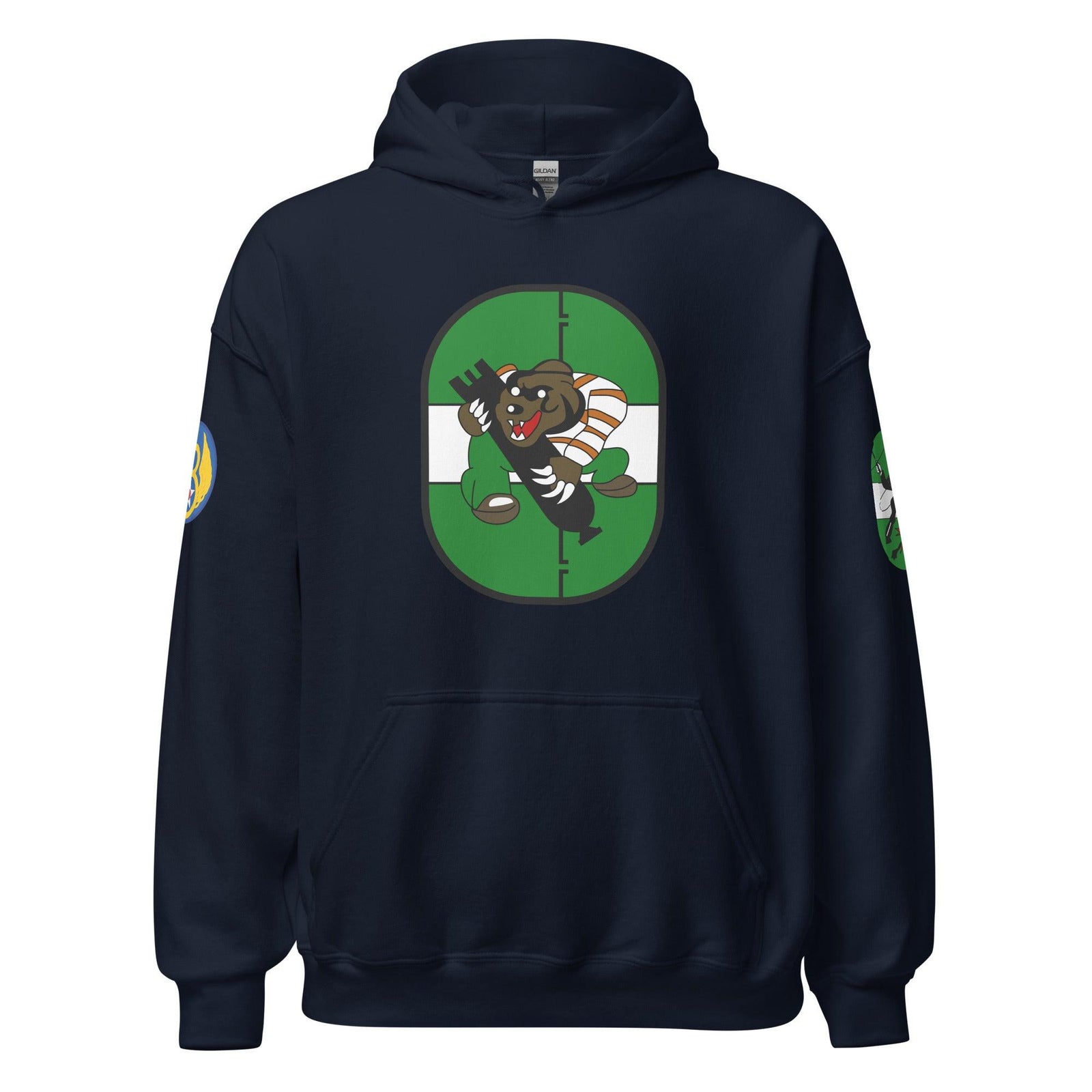 853rd Bomb Squadron 491st Bomb Group WW2 Unisex Hoodie Tactically Acquired Navy S 