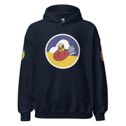 418th Bombardment Squadron - 100th Bomb Group - Unisex Hoodie Tactically Acquired Navy S 