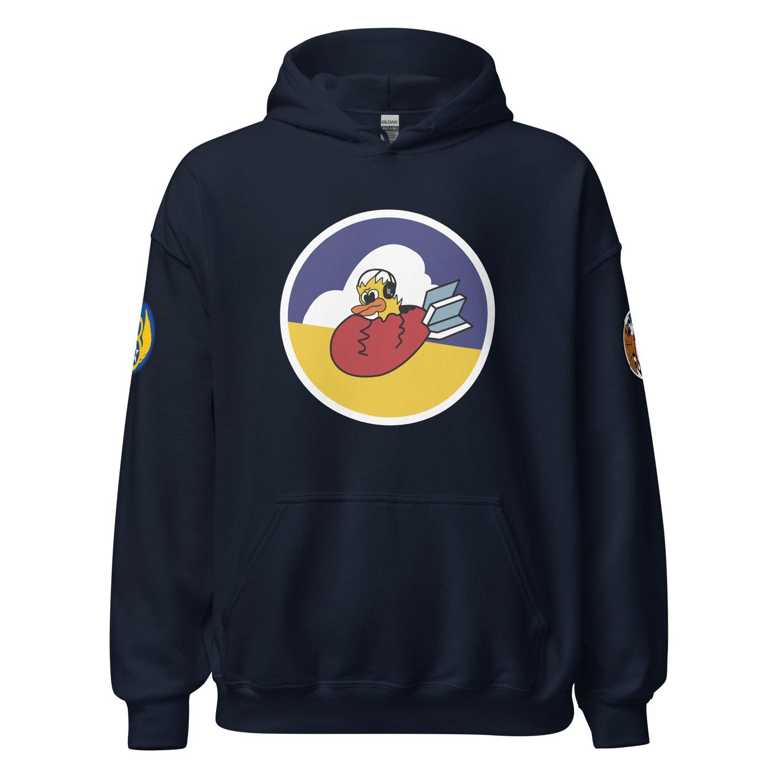 418th Bombardment Squadron - 100th Bomb Group - Unisex Hoodie Tactically Acquired Navy S 