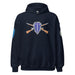 U.S. Army Infantry Branch 'Follow Me' Crossed Rifles Unisex Hoodie Tactically Acquired Navy S 