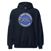 U.S. Army Infantry Branch Vietnam Veteran Unisex Hoodie Tactically Acquired Navy S 