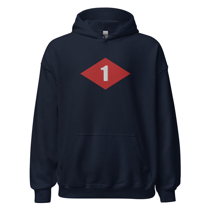 NMCB-1 Beep Embroidered Unisex Hoodie Tactically Acquired Navy S 