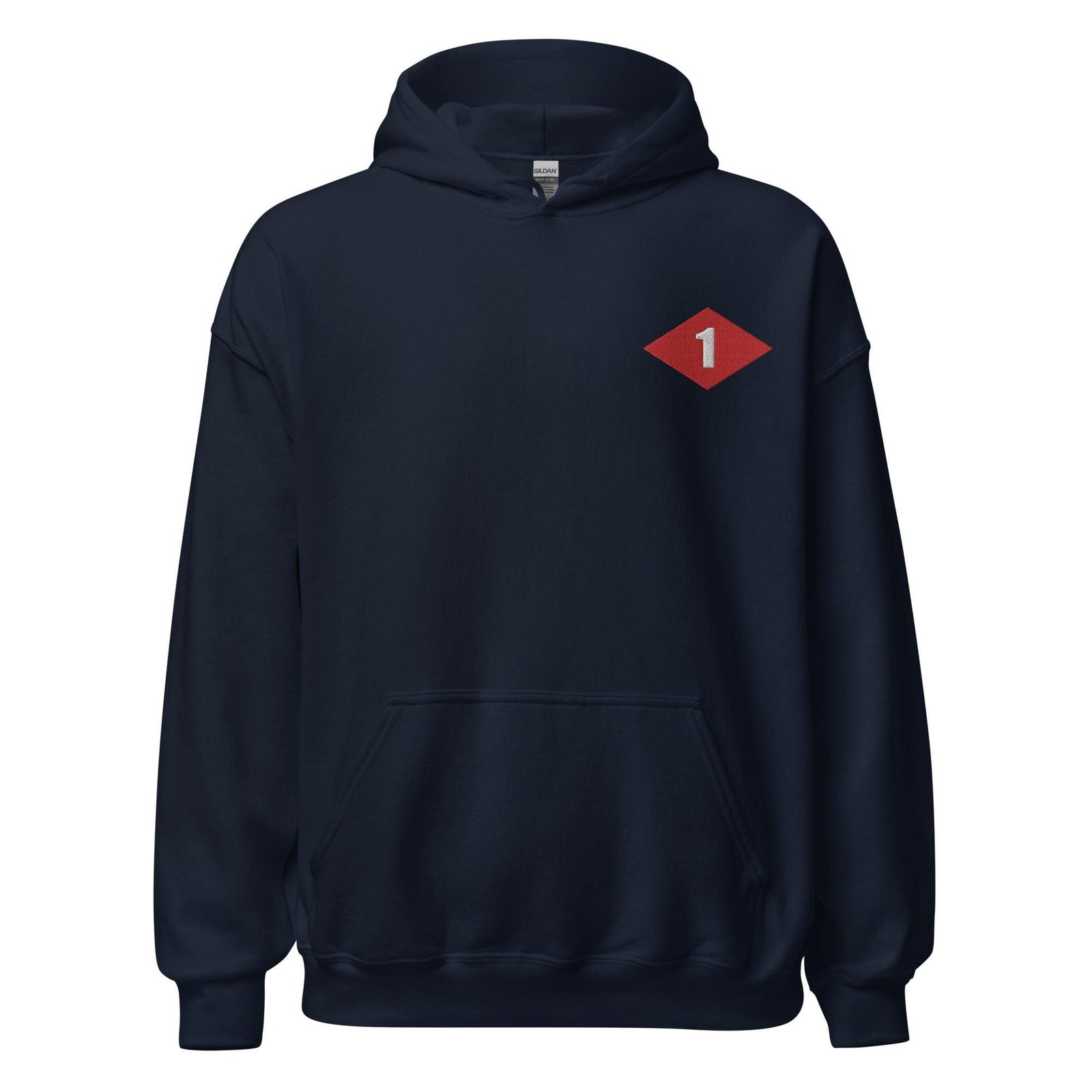 NMCB-1 Embroidered Left Chest Unisex Hoodie Tactically Acquired Navy S 