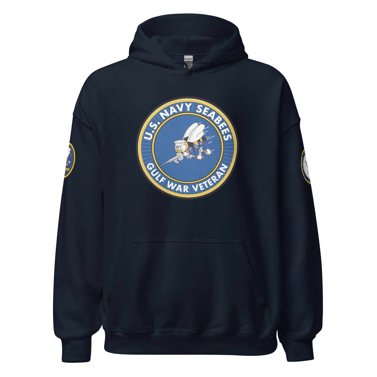 U.S. Navy Seabees Gulf War Veteran Unisex Hoodie Tactically Acquired Navy S 